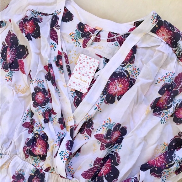 Free People Tuscan Dreams Floral Tunic - Picture 7 of 8